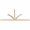 Ekena Millwork Richland Smooth Timber Gable Bracket, Douglas Fir, 108"W x 58"H x 3 1/2"D x 3 1/2"F, 13/12 Pitch GBW108X58X0404RIC00SDF - alternate 3